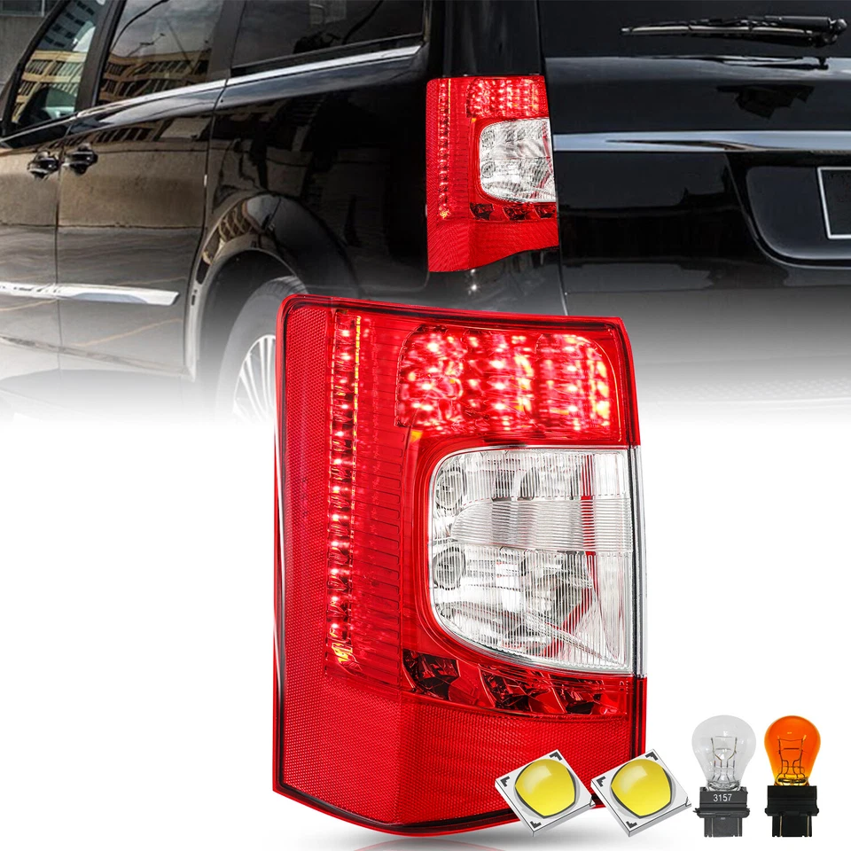 Lámpara de freno lateral del conductor para Chrysler Town & Country 2011-2016 luz trasera LED Foto 2 de 4