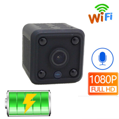 HD 1080P Mini WiFi IP Camera Built-in Battery Home Wireless