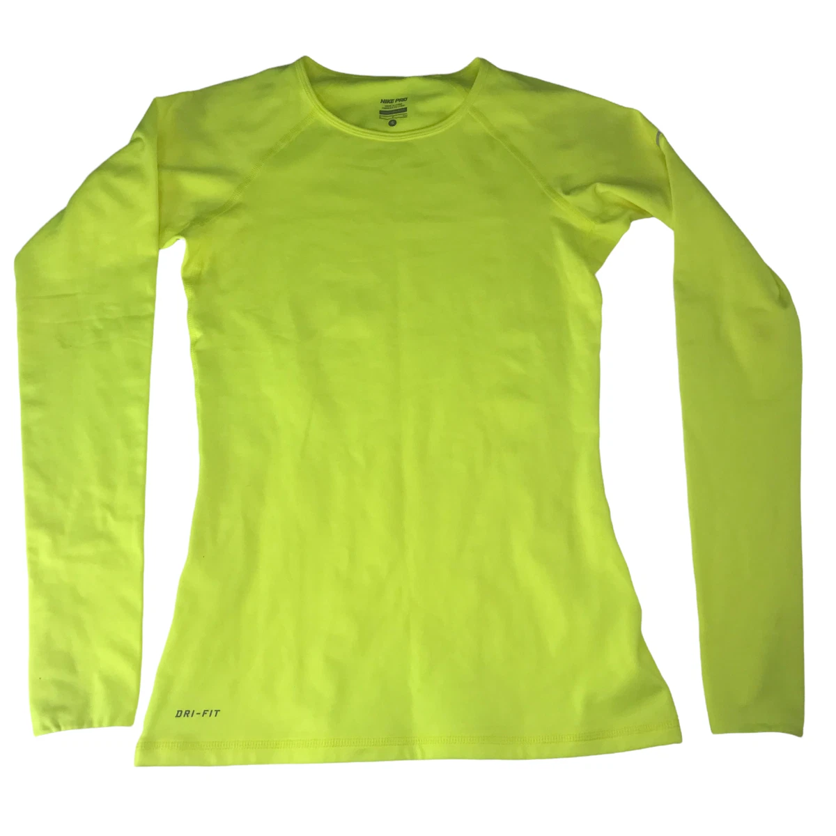 Highlighter yellow nike shirt top