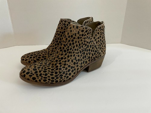 Stivaletto Michael By Michael Shannon Nadya stampa leopardata zip marrone nero taglia 6,5 - Foto 2 di 11