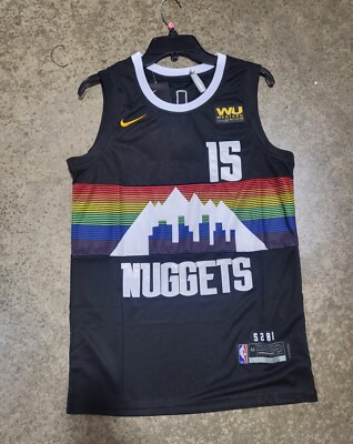 Denver Nuggets Nikola Jokic # 15 Black replica city edition
