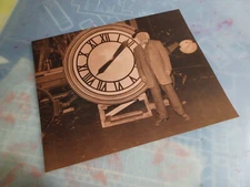 Back to the Future 3  Doc Brown  8"x10" Repro Clock Photo Prop