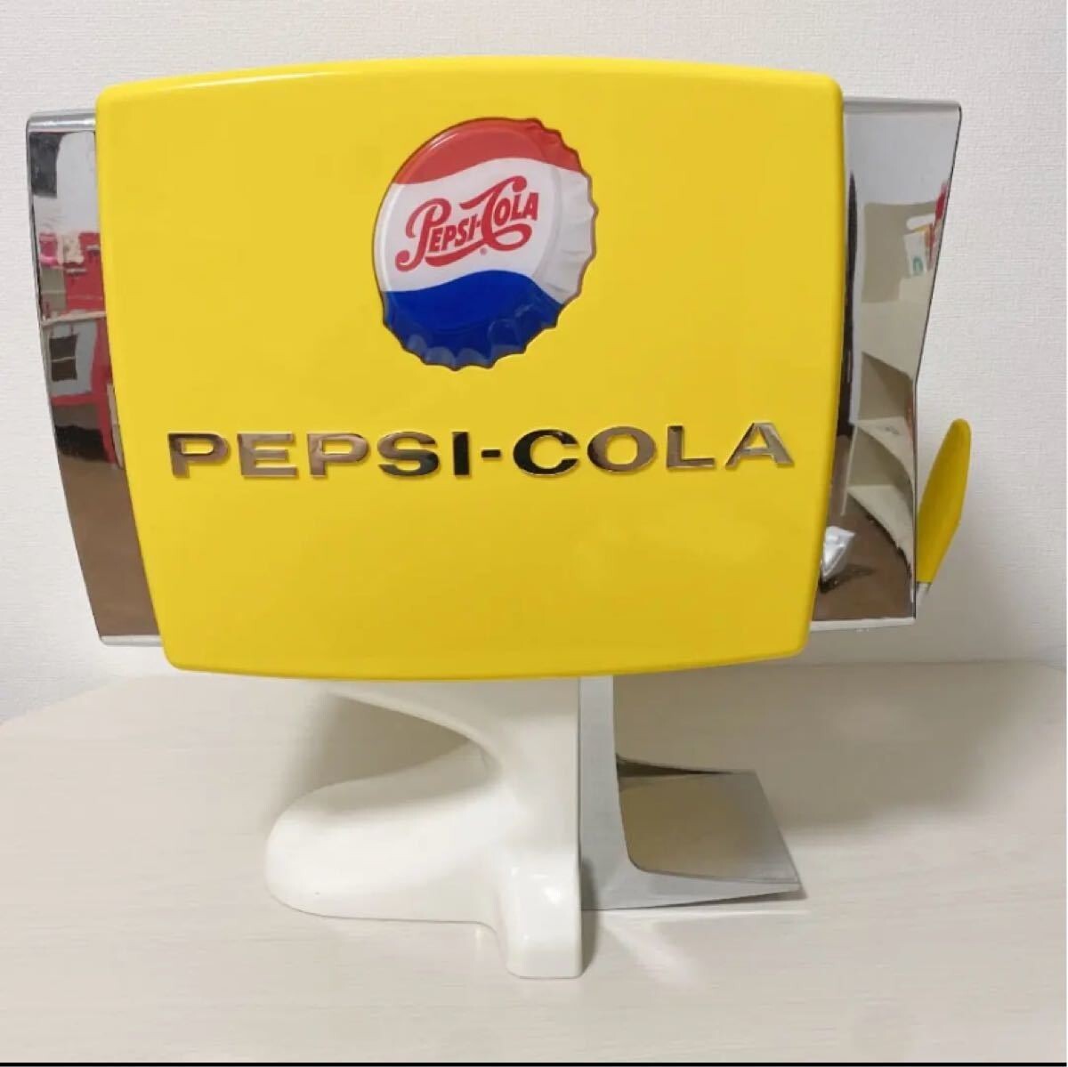 レア　ビンテージ　PEPSI-COLA レトロ金属製ディスプレイバスケット レア ビンテージ PEPSI-COLA レトロ金属製ディスプレイ