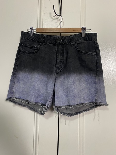 Black Friday Ladies Size 10 Denim Multicoured Shorts In Excellent Condition