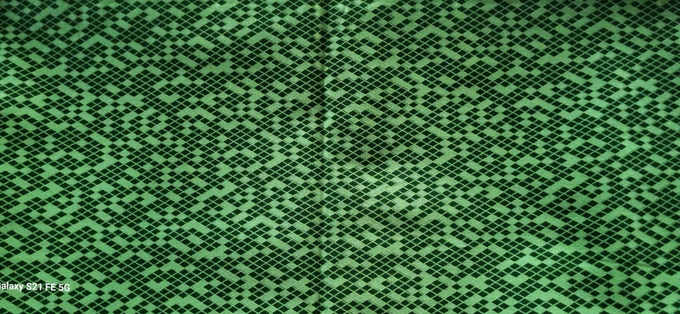 KATIE MILLER PARA Hilos de Conexión ENVUÉLVELO VERDE Tela Talla W 34" X 1 yarda.8" Foto 4 de 4