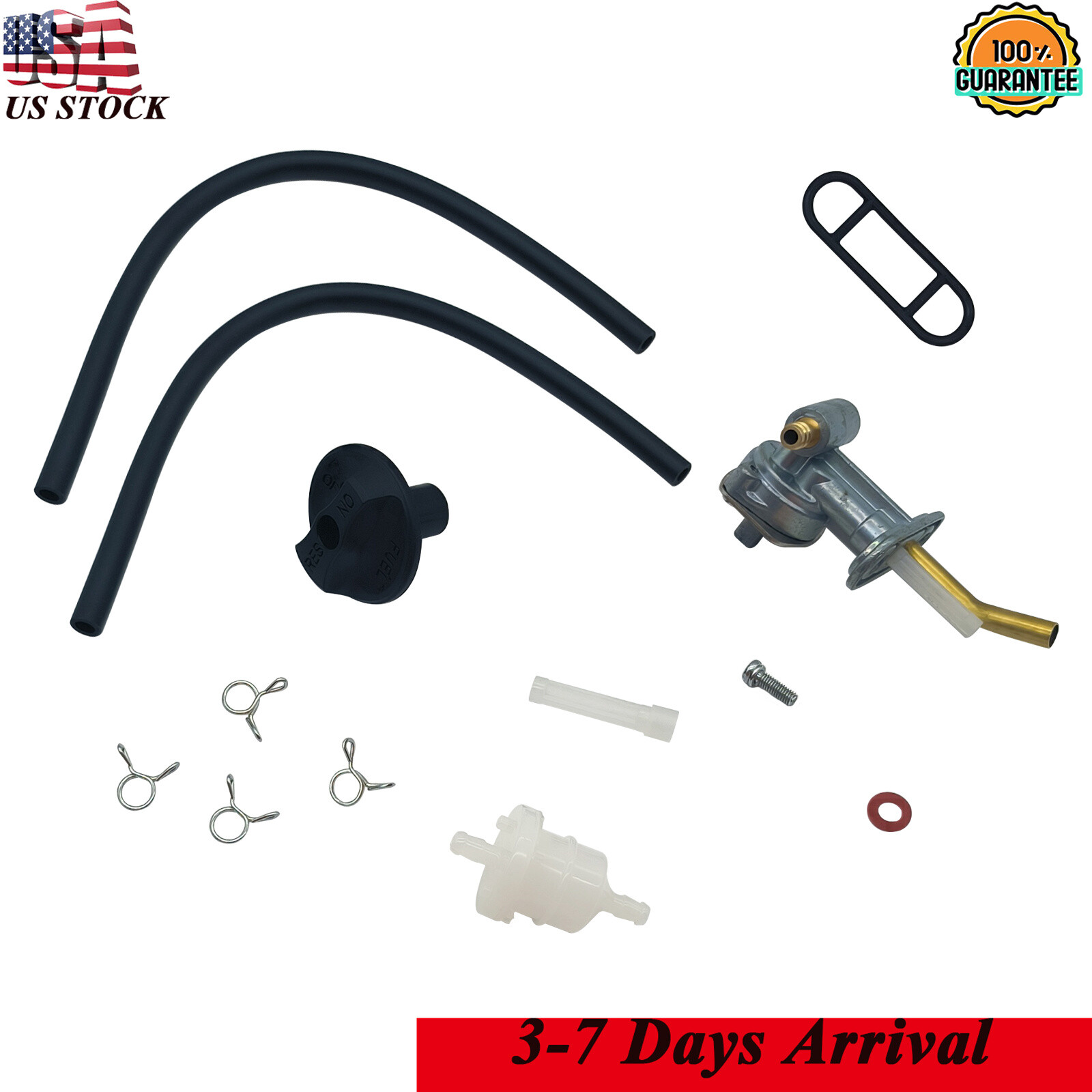 Fuel Valve Shut Off Petcock For Arctic Cat ATV 9806 250 300 400 500 0470445 619660466189 eBay