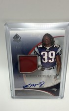 Laurence Maroney 2006 SP Authentic - Rookie Signature Patch /999 Card Patriots. rookie card picture