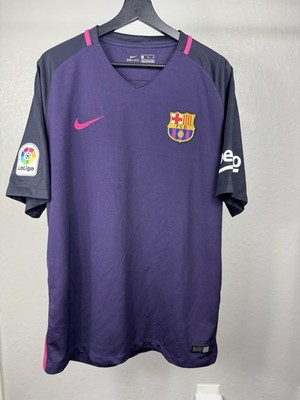 NIKE 2016-17 #10 MESSI BARCELONA AWAY JERSEY MENS XL DEEP PURPLE