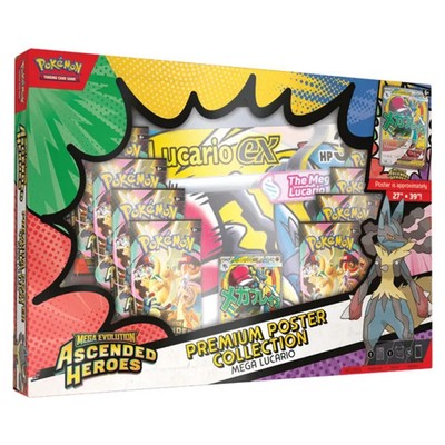 Pokémon: Ascended Heroes Premium Poster Collection: Mega Lucario -  PRE ORDER 