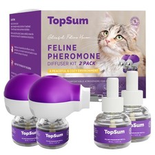 Cat Calming Pheromone Diffuser 2 Pack, Cat Anxiety Relief, Stress Relief for ...