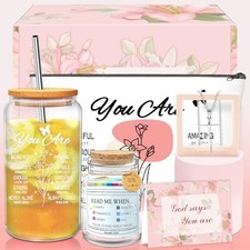 Christian Gifts for Women Faith, Inspirational Christmas Gifts for Women, Pink