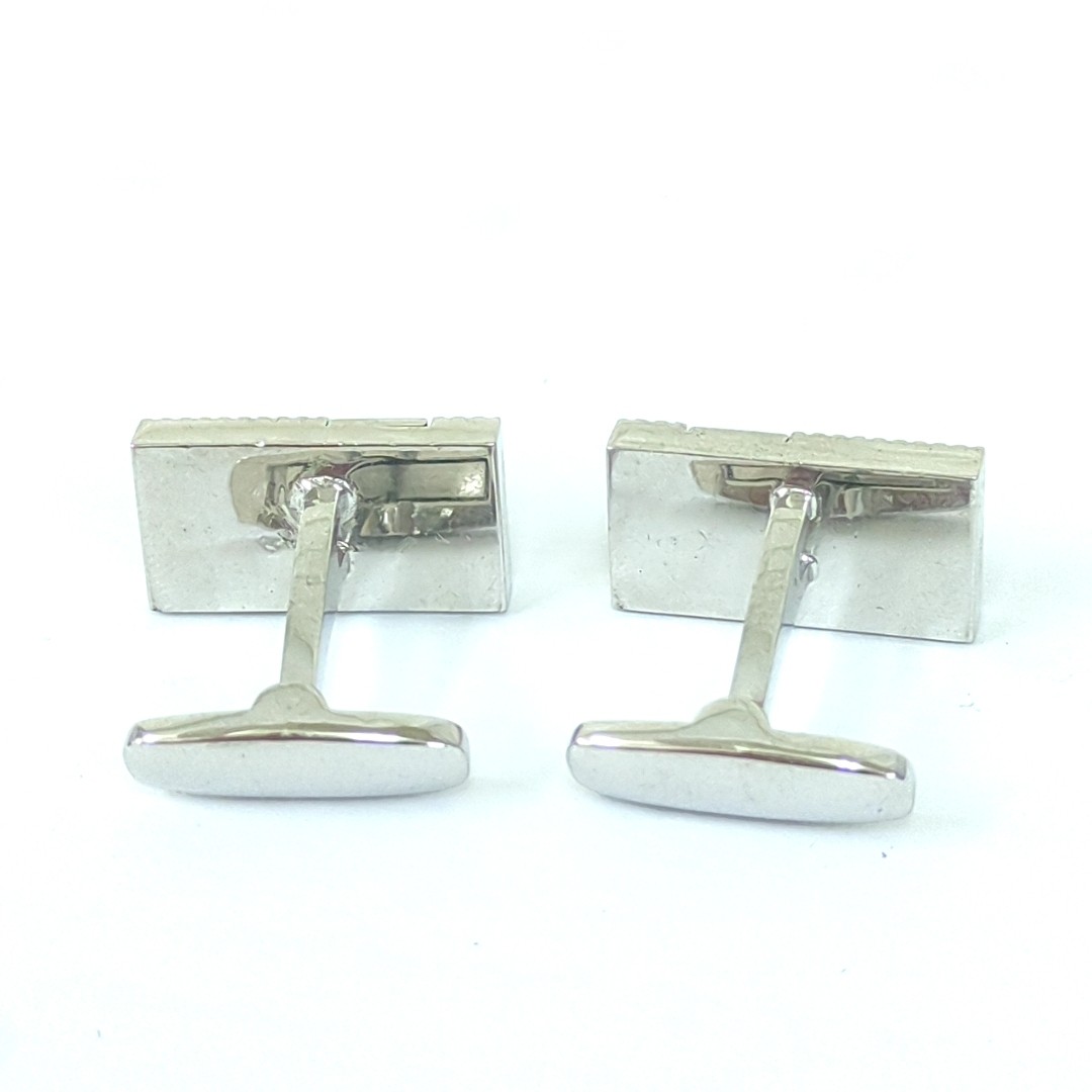 YSL Yves Saint Laurent cufflinks tie pin set square thumbnail 7