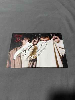 Twenty One Pilots FPE signierte Postkarte Clancy Tour Josh Dun Tyler Joseph
