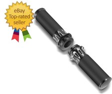 Motorcycle Handlebar Grips 1" Black Street Glide Flhx Handgrip for Harley Dav...