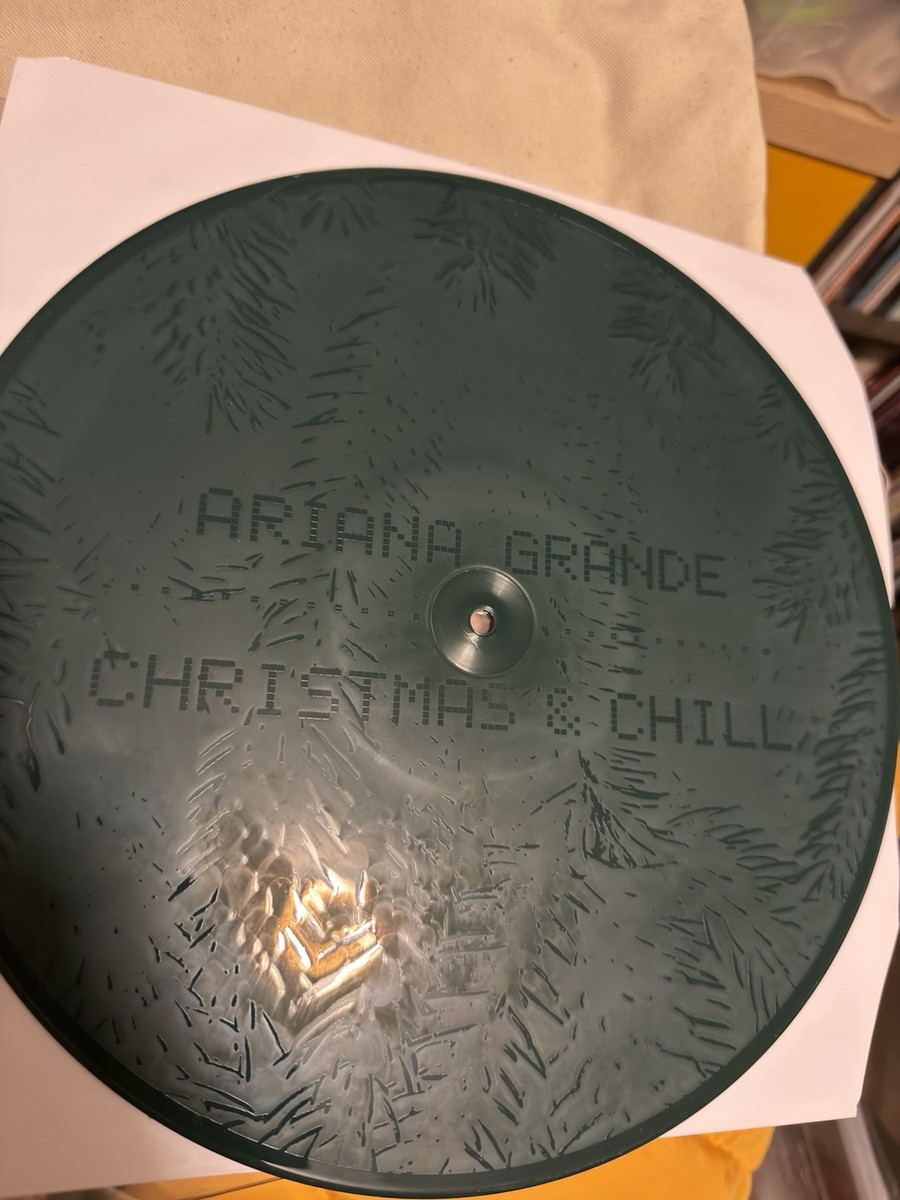 Green Vinyl Ariana Grande Christmas & Chill LP December Winter