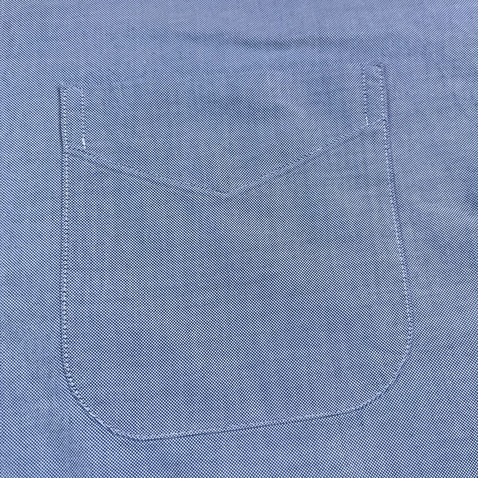 Camisa Brooks Brothers Para Hombre 17.5-32 Azul 346 Oxford Supima Algodón Hecha en EE. UU. Foto 4 de 4