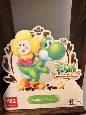 Nintendo Retail Display Yoshi And The Mysterious Book Nintendo Switch 2