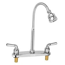  All Metal RV Kitchen Faucet,Camper RV Kitchen Sink Faucet Replacement with 
