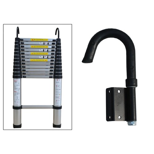 Telescoping Ladder Hook Stabilizers Standoff Aluminum Alloy Grip Stabilizer - Picture 5 of 5