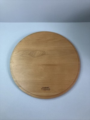 LONGABERGER Woodcrafts 11.5  Round Basket Lid for Keeping Basket