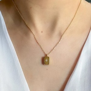 Authentic 18K Gold Plated North Star Pendant Necklace for Women | Waterproof Anti-Tarnish