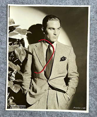 Henry Wilcoxon vintage photo 8x10, Paramount Pictures, Cecil B. DeMille