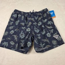 Columbia PFG Men's Omni Shade Graphic Print Swim Trunks Shorts Size M