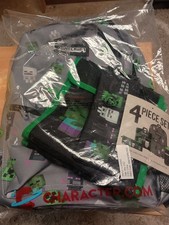 Minecraft Backpack w/Lunch Box, Pencil Bag School NWT
