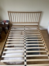 Chiltern Spindle Kingsize Wooden Bed Frame - Oak | Contemporary Interior Design
