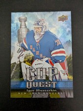 🏆 2025-26 UD Series 1 Cup Quest Igor Shesterkin #CQ-4 Rangers 🏆