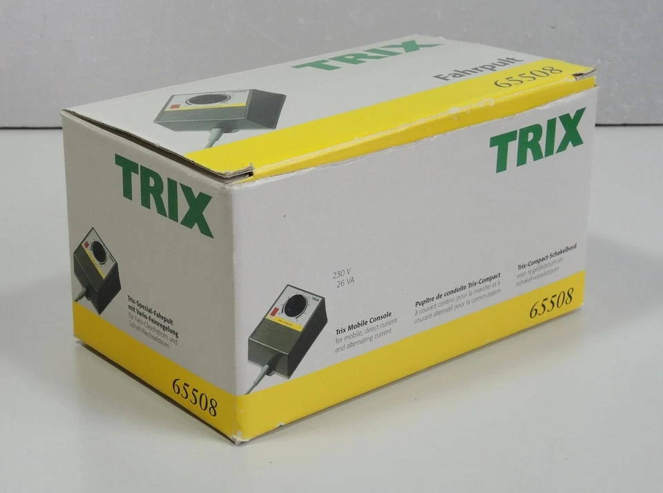 Trix - Trafo / Fahrregler Vario-Feinregelung - 26 VA (65508) / OVP - Bild 3 von 3