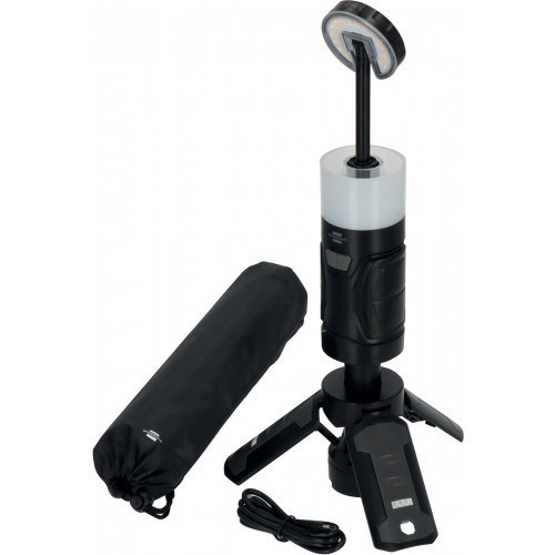 Lampe de camping LED télescopique et rechargeable UL 400 AT Brennenstuhl noire