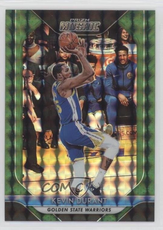 2018-19 Panini Prizm Mosaic Green Kevin Durant #53 hs9