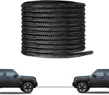 Unbreakable Boot Laces, Heavy Duty Work round Shoelaces Replacement 72" Black