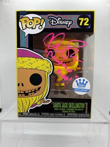Funko Pop! Vinyl: Disney - Jack Skellington (Black Light) - Exclusive AUTOGRAPH