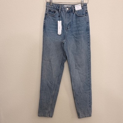 Topshop Moto High Rise Mom Denim Jeans - Size 22 X 32