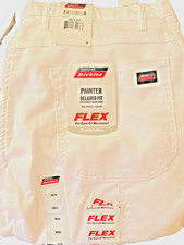 DICKIES RELAXED NEW WITH TAGS WHITE PAINTERS PANTS 36X34