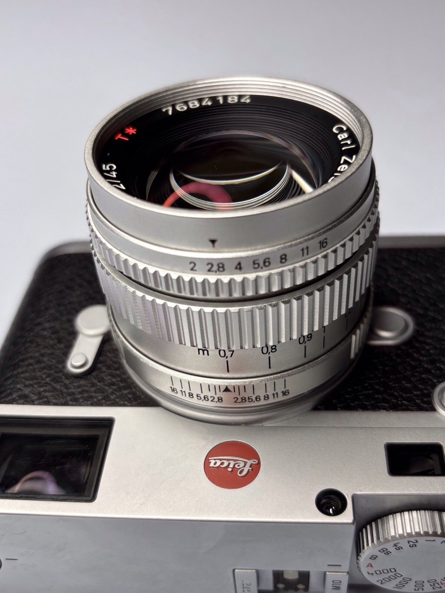 Contax G 45mm f2 Convert To Leica M Helicoid (no Lens) silver