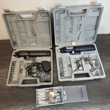 Lot 2 Rotary Tools Roto-Matic + Cordless w/ A...