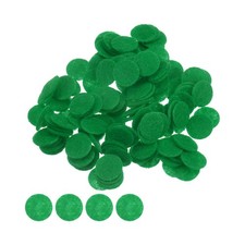 200pcs Round Felt Circles, 10mm 3/8" Craft Felt Pads Non-Woven Fabric Pad Green