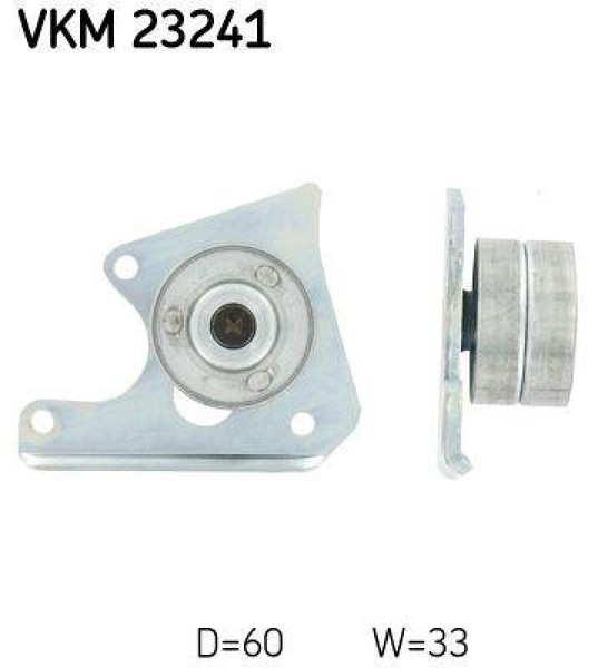 SKF Umlenkrolle FüHrungsrolle Zahnriemen VKM 23241-image