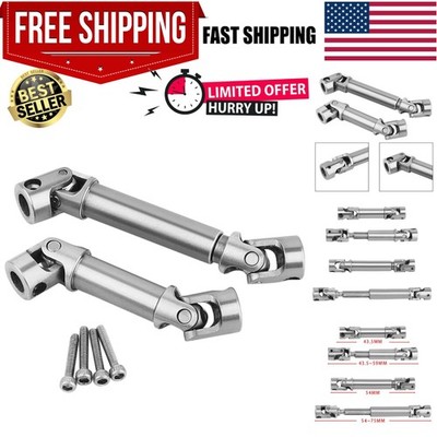 Stainless Steel Drive Shafts Set for 1/18 Redcat Ascent-18 APEX Upgrade