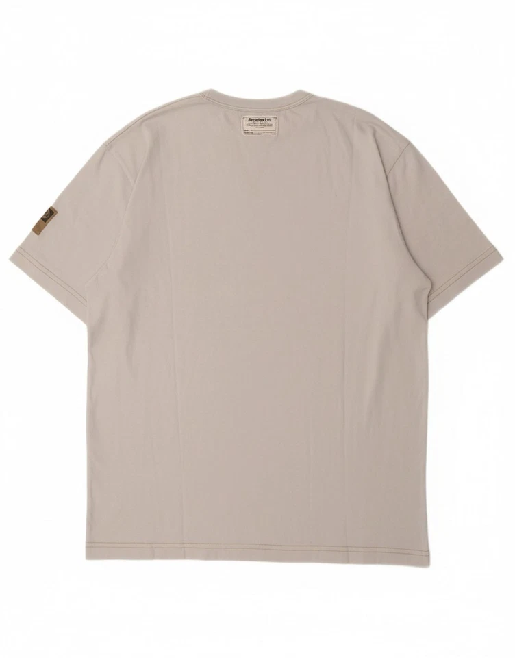 Camiseta Top MURPHY & NYE Para Hombres Gráfica Mediana Blanca Algodón BB10 Foto 2 de 4