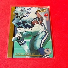 Robert Jones .. ROOKIE .. Dallas Cowboys .. 1992 Action Packed RC Update Card 31. rookie card picture