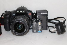 Sony Alpha A200 DSLR Camera 18-55mm SAM II Lens Kit Working Charger