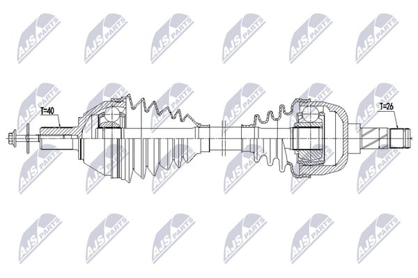 Antriebswelle Vorderachse Links FüR Ford Volvo Mondeo Iv Stufenheck Turnier-image