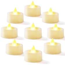 24-Pack Flameless LED Tea Lights Candles Battery Operated, 200 Hour Fake Elec...