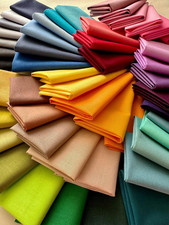 Solid Color Cotton Fabric Bundle 50 Pre-Cut Squares 20 20 Cm / 8 8 Inch , 100