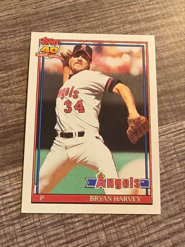 1991 Topps #153 Bryan Harvey