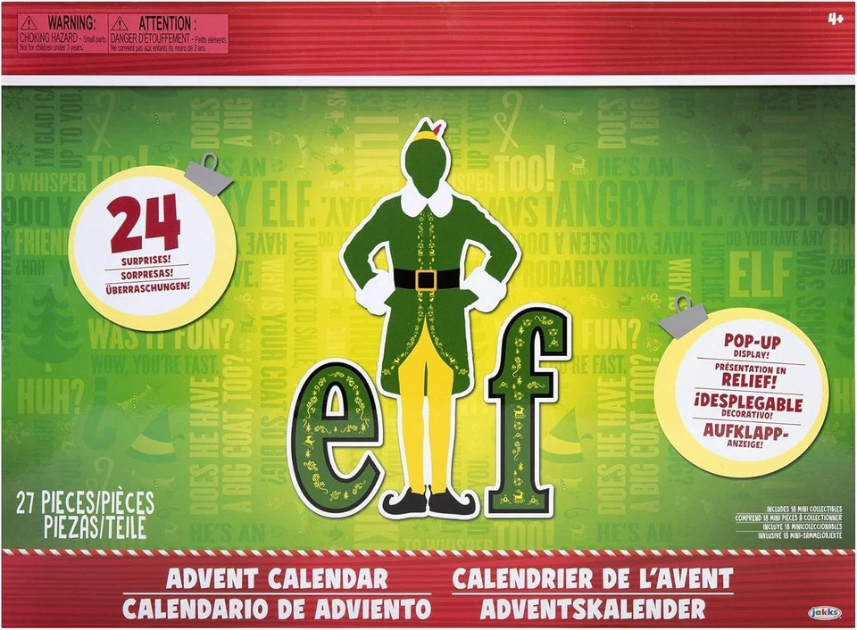 Elf Holiday Calendar with 24 Collectible Surprises - Image 3 of 4